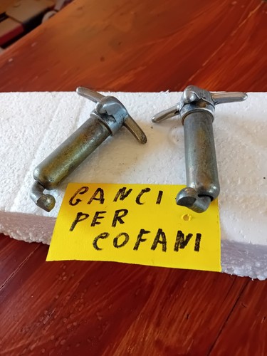 Coppia ganci cofano fiat 615 - cofano,