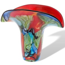vaso di vetro stile Murano