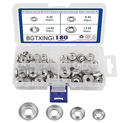 Bgtxingi 180pcs 4kinds 304 - 180pcs,