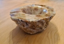 Posacenere Vintage In Alabastro Made In Italy genuine alabaster hand carved 