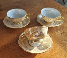 3 Tazze  Con Piattino