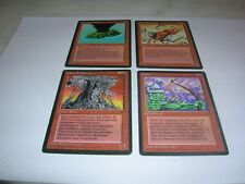 MTG - LEGGENDE  ITA 1995  quattro carte "rosse"
