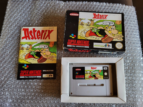 Gioco super nintendo - nintendo:, asterix