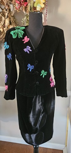 Tuta gonna pezzi velluto - gonna,