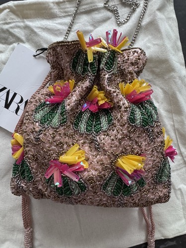 Zara mini borsa secchiello con - mini,