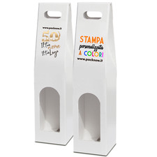 Scatole porta bottiglia 100 pezzi scatola regalo stampa personalizzata
