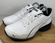Puma Shoes Mens 8.5 White Black Super Levitate Lace Up 190974-01 Casual Sneakers