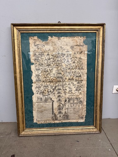 Antica incisione tela - antica,