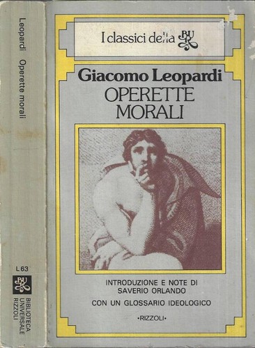 Operette morali giacomo - operette,