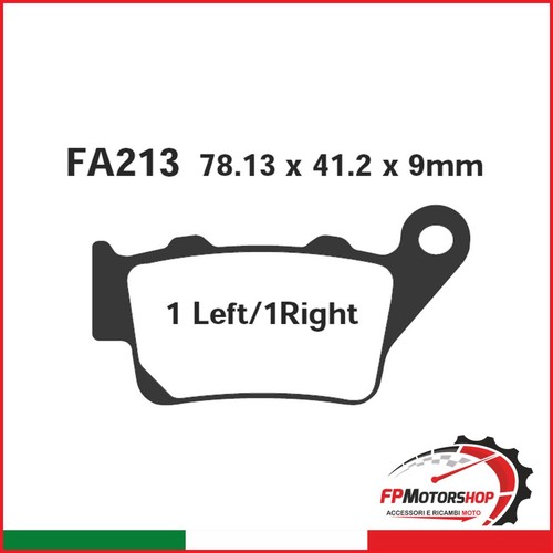 Pastiglie freno moto - freno, fa213