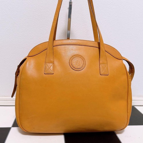 Borsa fendi cammello pelle - cammello,