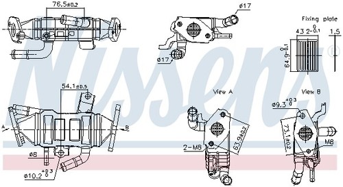 989488 nissens radiatore - nissens,