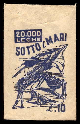 Bustina maronese 20000 leghe - bustina,