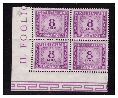 Italia 1956 segnatasse 8 - -,