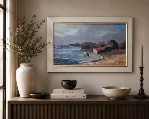 Quadro paesaggio costiero - quadro,