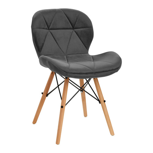 Sedia poltroncina velluto - sedia,