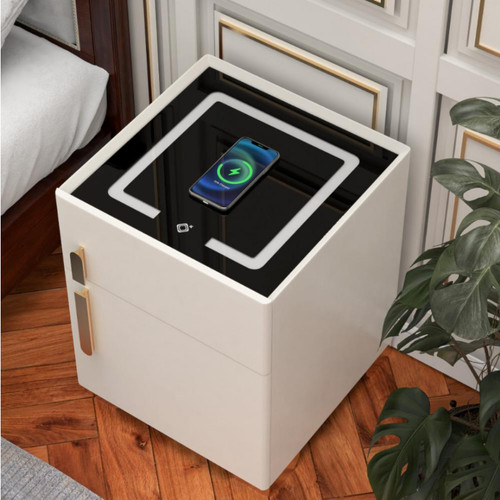 Comodino smart con cassetta - con,