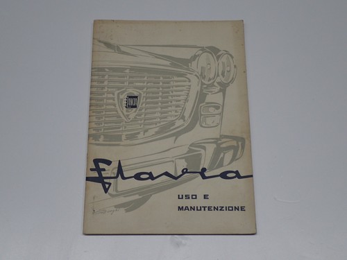 Lancia flavia berlina libretto - lancia,