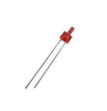 Led 2mm rosso diffuso - 2mm,
