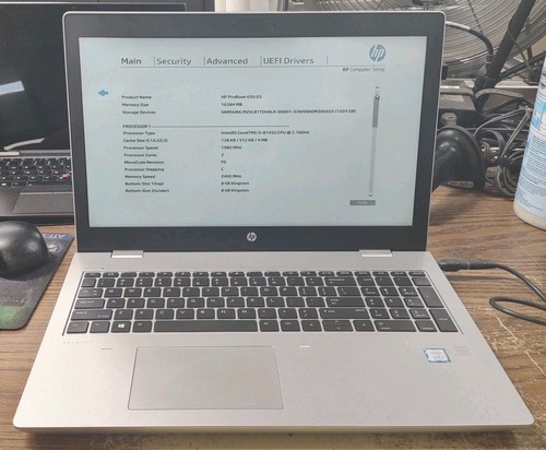 Probook 650 laptop w - g5,
