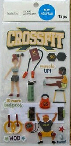 Adesivo crossfit esercizio - crossfit,