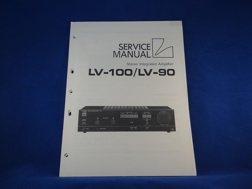 Luxman 100 manuale di - manuale,