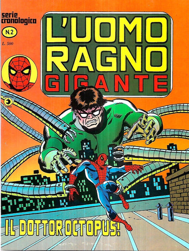 Uomo ragno gigante corno - ragno,