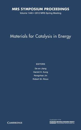 Materials for catalysis - materials,