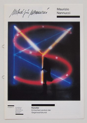 Maurizio nannucci künstler - maurizio, +