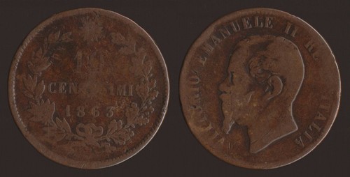 Centesimi 1863 parigi - centesimi,