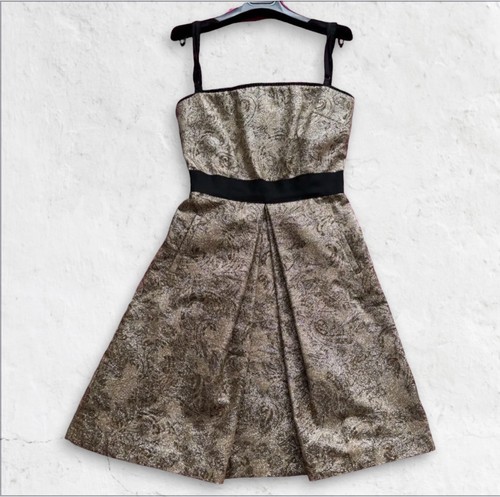 Abito svasato oro arazzo - d&g,