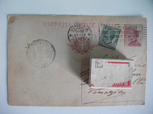 Cartolina postale cent 5 - cartolina,