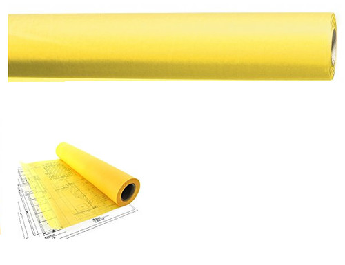 Rotolo plotter carta gialla - carta,