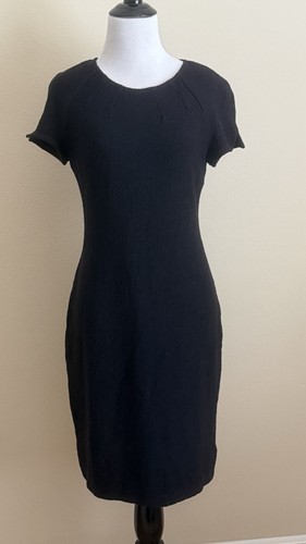 Abito nero maglia - abito, in