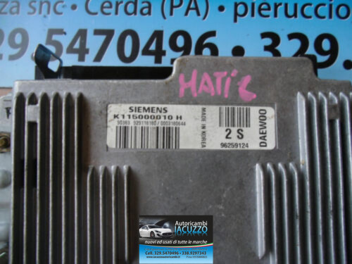 Centralina siemens k115000010h - centralina,