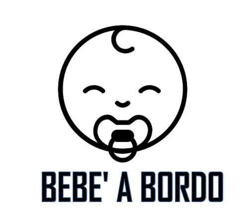 Adesivo auto bebe bordo - bebe', a