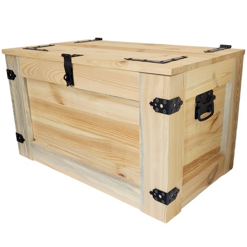 Scatola rustica legno su - in,