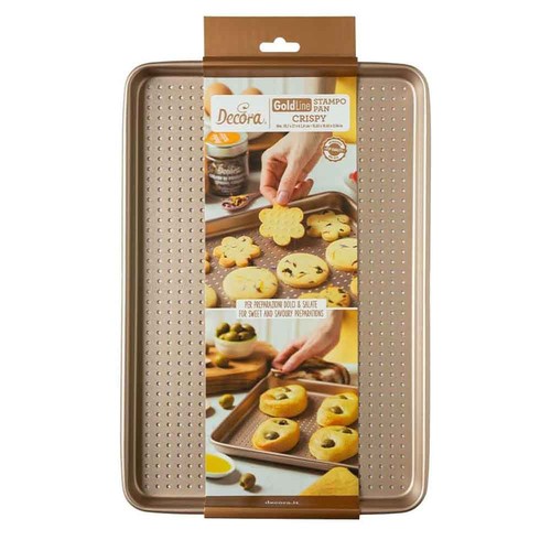 Teglia forata cookies gold - teglia,