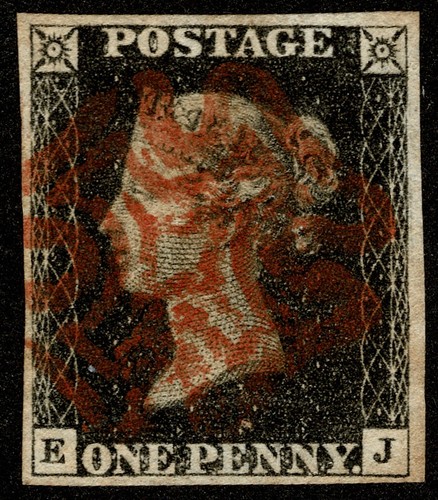 Stamp penny black - stamp,