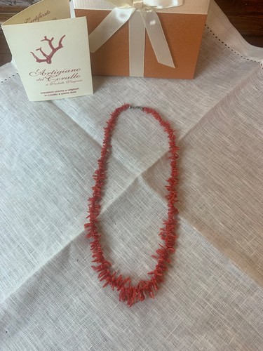 Collana corallo sciacca - collana, di