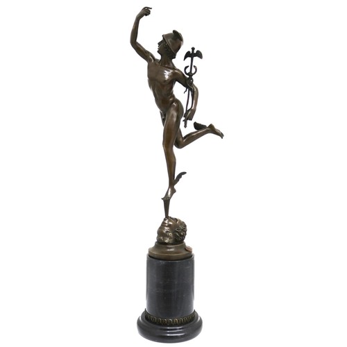 Statuetta bronzo hermes - in,