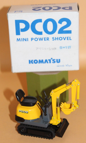Miniescavatore komatsu pc02 - miniescavatore,