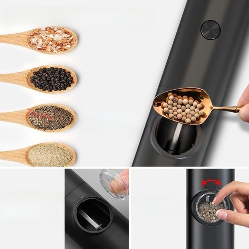Macina sale pepe spezie - e, con