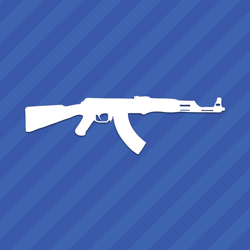 Ak47 gun vinyl decal - ak-47,