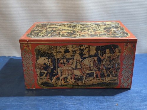 Scatola latta vintage motta - scatola,