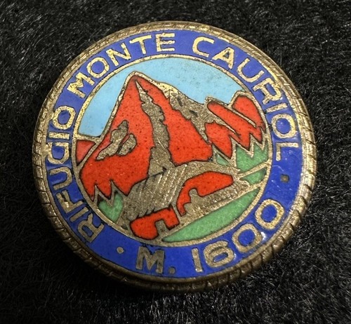 Distintivo rifugio monte - distintivo,