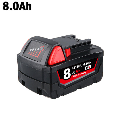 Batteria per milwaukee m18 8ah - per,