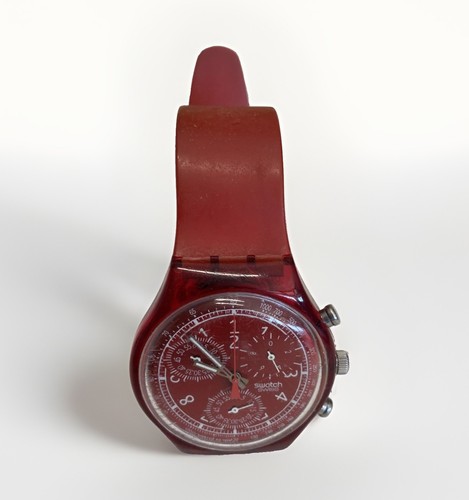 Swatch cronografo rosso - swatch,