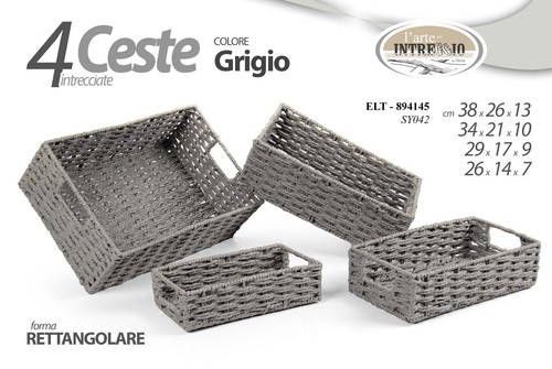 Cestini ceste rettangolari - ceste,
