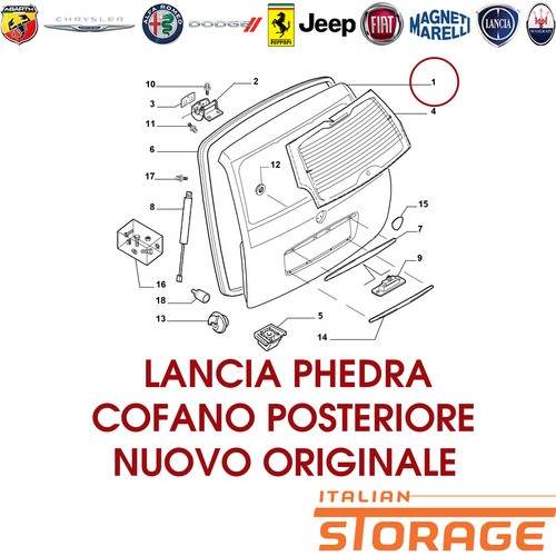 Lancia phedra cofano - lancia,